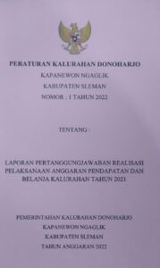 LPJ Realisasi Pelaksanaan APBKal Tahun 2021