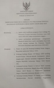 SK Lurah Donoharjo No 32 Tahun 2022 Tentang Penetapan Pengurus Posyandu